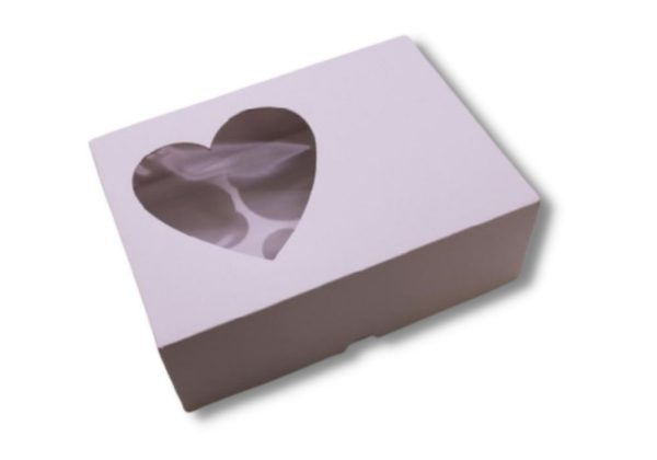 Caja de cartulina con visor