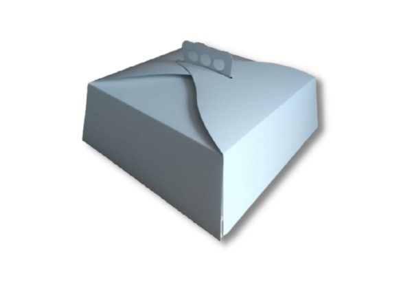 Caja de cartulina para confiterías.