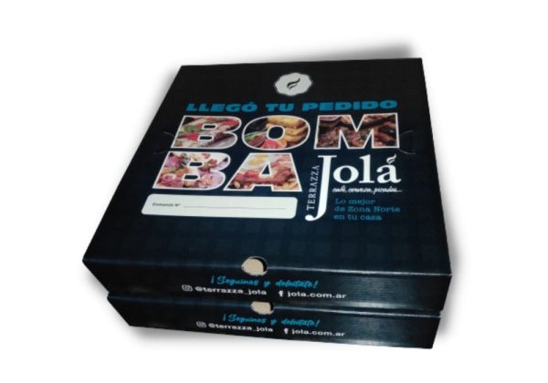 Caja para gastronomía impresa full color
