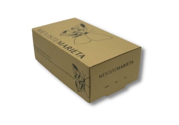 Caja para zapatos impresa a un color