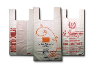 Bolsas camiseta de polietileno