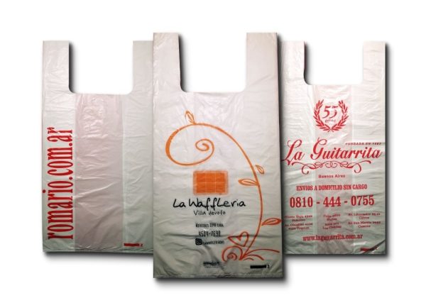 Bolsas camiseta de polietileno