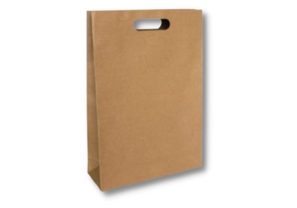 Bolsa de papel kraft con troquel