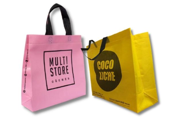 Bolsas de friselina de color impresas
