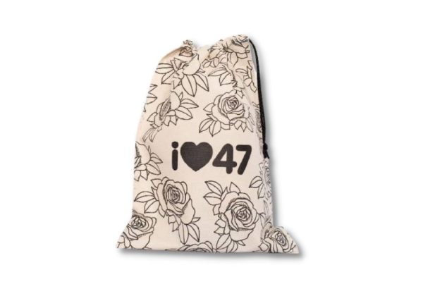 Bolsa de friselina con cordón