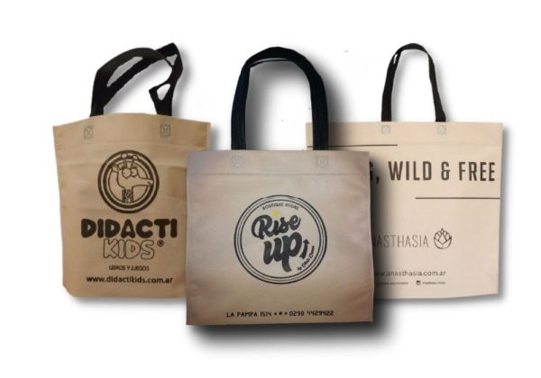 Bolsas de friselina crudo impresas
