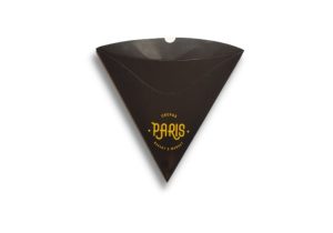 Cono triángulo para crepes