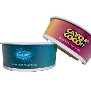 Ensaladeras para casas de comidas, potes de polipapel, conservan frío y calor. Con tapa y sin tapa, diferentes medidas, personalizamos con la marca de la empresa.