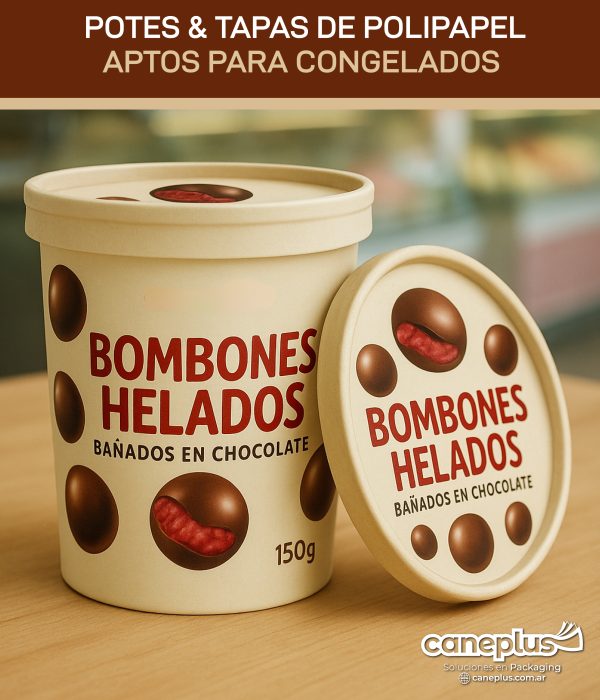 Potes para frutas congeladas de 150 / 300 cc.